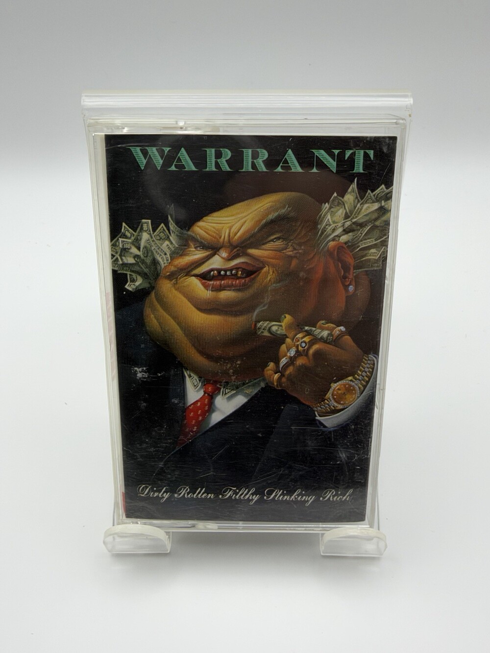 Dirty Rotten Filthy Stinking Rich by Warrant (Cassette, Jan-1989, Columbia) VG